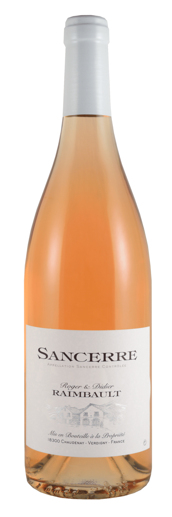 Photo d'une bouteille de rosé, présentée sur un fond blanc. Parfait en accompagnement d'un apéritif.