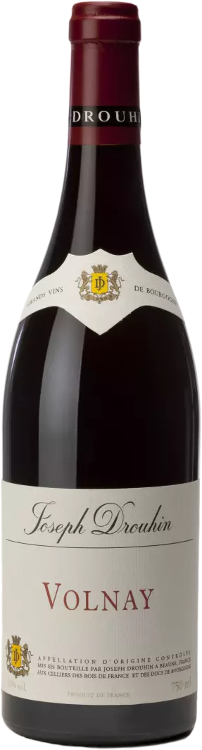 Photo d'une bouteille de vin rouge, présentée sur un fond blanc. Parfait en accompagnement d'un apéritif.