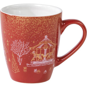 Photo d'un mug, présentée sur un fond blanc.