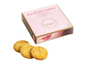 Photo d'un paquet de biscuit, présentée sur un fond blanc.