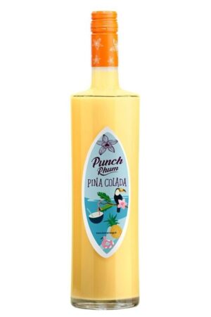 Photo d'une bouteille de rhum, présentée sur un fond blanc. Parfait en accompagnement d'un apéritif.