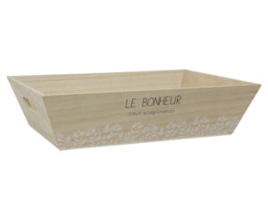Photo d'une corbeille, présentée sur un fond blanc.