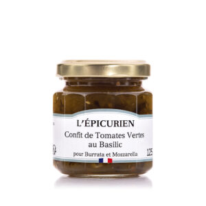 Photo d'un confit, présenté sur un fond blanc.