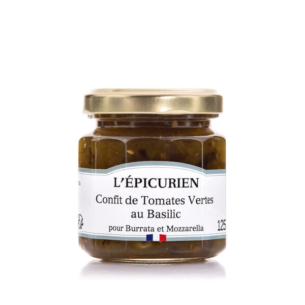 Photo d'un confit, présenté sur un fond blanc.