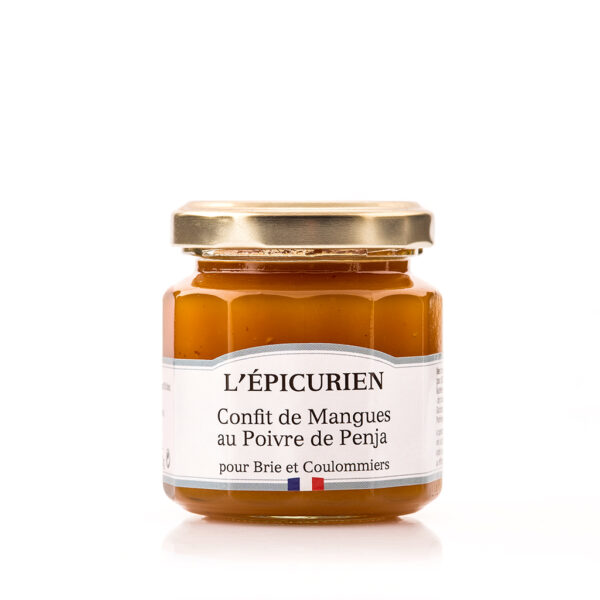 Photo d'un confit, présenté sur un fond blanc.