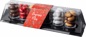 Photo d'un paquet de chocolat, présentée sur un fond blanc.