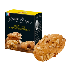 Photo d'un paquet de biscuit, présentée sur un fond blanc.