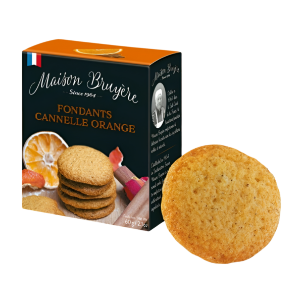 Photo d'un paquet de biscuit fondant, présentée sur un fond blanc.