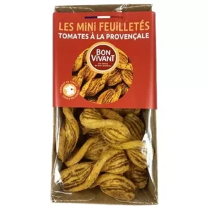 Photo d'un paquet de torsades salées, présenté sur un fond blanc.