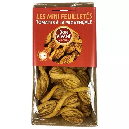 Photo d'un paquet de torsades salées, présenté sur un fond blanc.