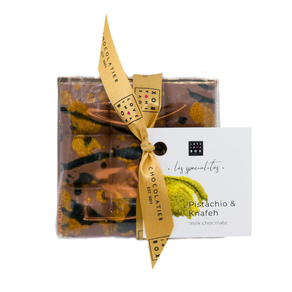 Photo d'un paquet de chocolat, présentée sur un fond blanc.