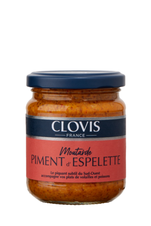 Photo d'une moutarde, présentée sur un fond blanc. Parfait en accompagnement d'un plat.