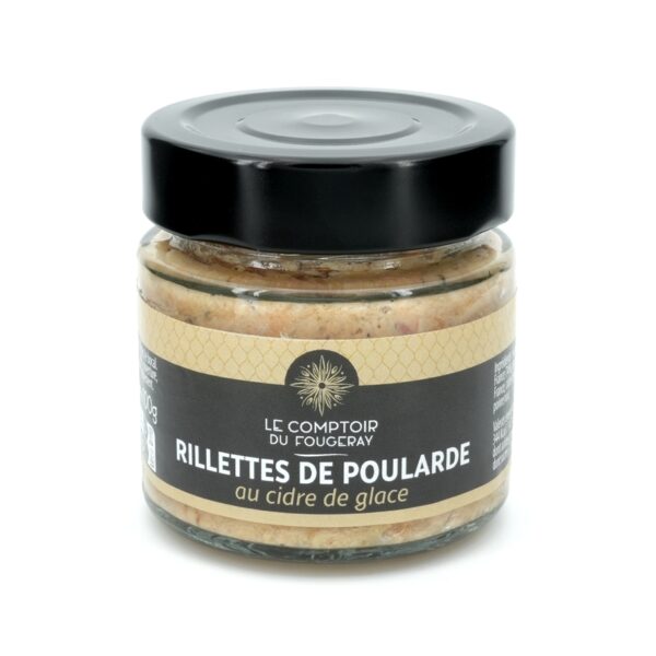 Photo d'une rillette, présentée sur un fond blanc. Parfait en accompagnement d'un apéritif.