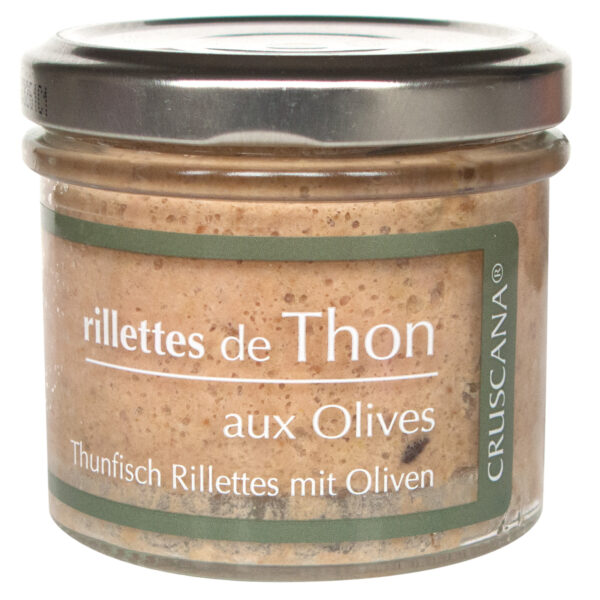 Photo d'une rillette, présentée sur un fond blanc. Parfait en accompagnement d'un apéritif.