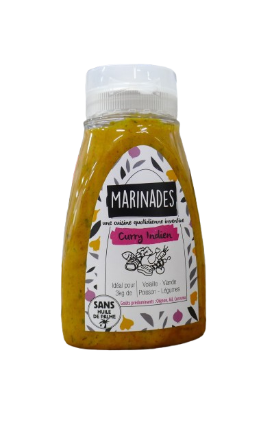 Photo d'un squeezer de marinade, présenté sur un fond blanc.