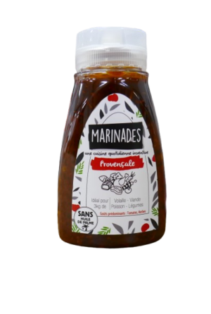 Photo d'un squeezer de marinade, présenté sur un fond blanc.