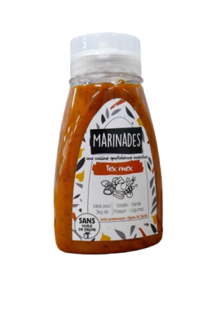Photo d'un squeezer de marinade, présenté sur un fond blanc.