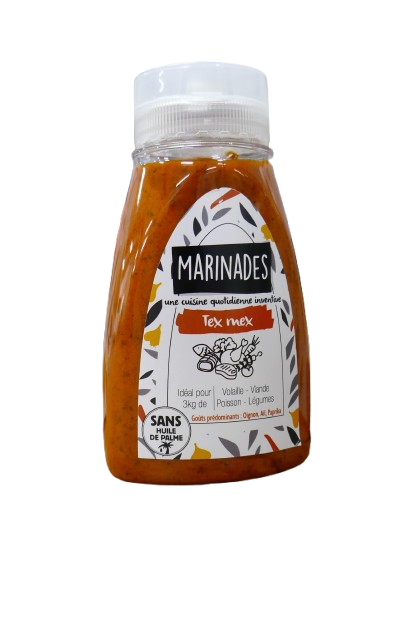 Photo d'un squeezer de marinade, présenté sur un fond blanc.
